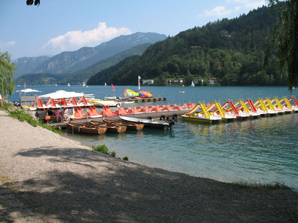 Vista del lago di Ledro